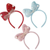 Wholesale Plush And Cloth Christmas Bow Headband Semimanual Semimechanical Hair Accessories