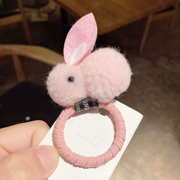 Wholesale Plush Animal Rabbit Hair Accessories Handmade For Children