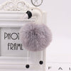 Wholesale Plush Cute White Swan Fur Ball Keychain Pendant