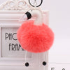 Wholesale Plush Cute White Swan Fur Ball Keychain Pendant