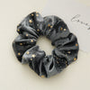 Wholesale Plush Flannel Handmade Star Shaped High Elastic Hair Rings For Autumn And Winter