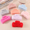 Wholesale Plush Minimalist Geometric Handmade Women's Hair Grab Clip Hair Accessories Headwear