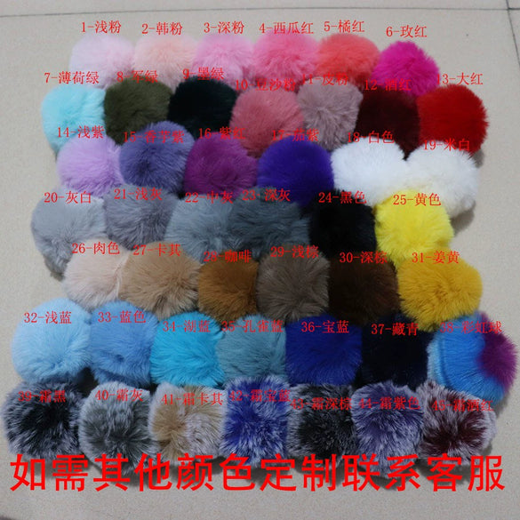 Wholesale Plush Owl Keychain With Imitation Rabbit Fur Ball Cute Style For Bag Or Car Pendant