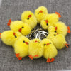 Wholesale Plush Small Yellow Chicken And Duck Keychain Pendant Car Bag Ornaments