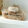 Wholesale Plush Square Grab Clip Hairpin Handmade For Women