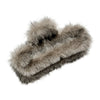Wholesale Plush Square Grab Clip Hairpin Handmade For Women
