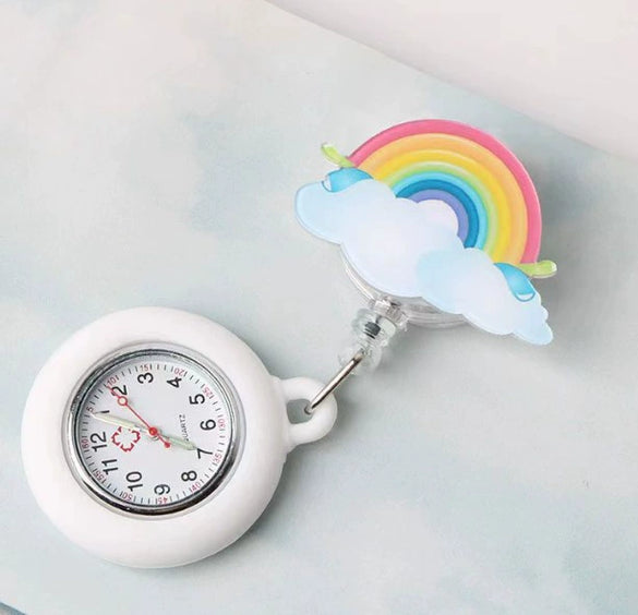 Wholesale Pocket Watch Plastic Silicone Cartoon Round Dial