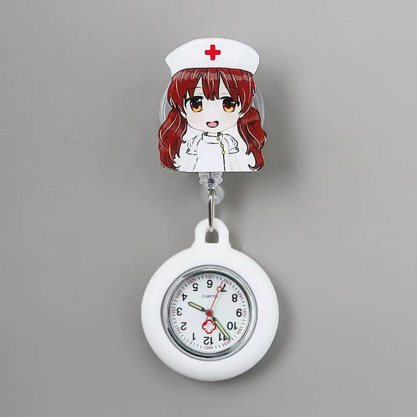Wholesale Pocket Watch Plastic Silicone Cartoon Round Dial