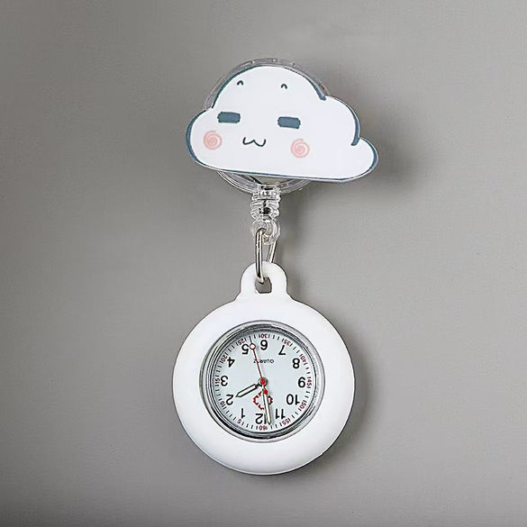 Wholesale Pocket Watch Plastic Silicone Cartoon Round Dial