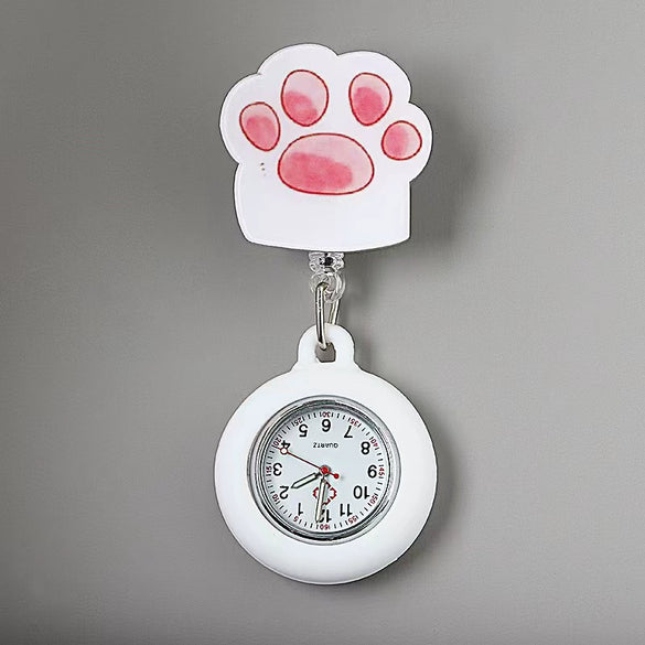 Wholesale Pocket Watch Plastic Silicone Cartoon Round Dial