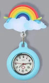 Wholesale Pocket Watch Plastic Silicone Cartoon Round Dial