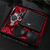 Wholesale Pointer Gear Dial Pen Watch Alloy And Stainless Steel Material Round Dial Sport Style Horseshoe Buckle For Men
