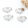Wholesale Polished Stainless Steel Heart Shaped Personality Love Pendant Jewelry Accessories For Women