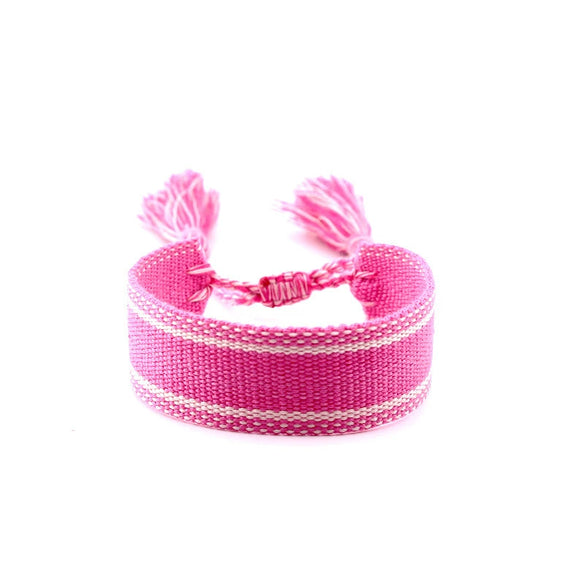 Wholesale Polyester Hand Woven Bracelet With Bohemian Ethnic Style And Letter Design