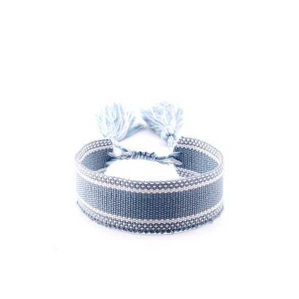 Wholesale Polyester Hand Woven Bracelet With Bohemian Ethnic Style And Letter Design