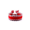 Wholesale Polyester Hand Woven Bracelet With Bohemian Ethnic Style And Letter Design
