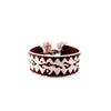 Wholesale Polyester Hand Woven Bracelet With Bohemian Ethnic Style And Letter Design