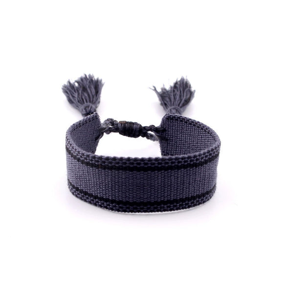 Wholesale Polyester Hand Woven Bracelet With Bohemian Ethnic Style And Letter Design