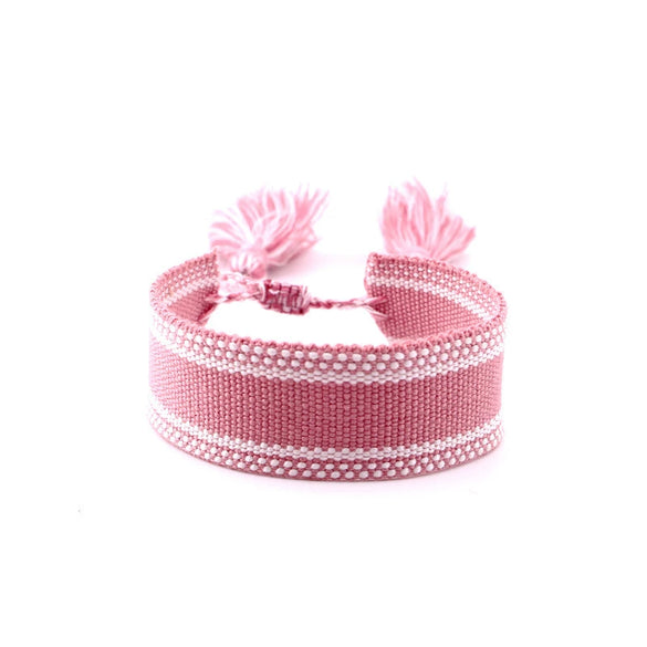 Wholesale Polyester Hand Woven Bracelet With Bohemian Ethnic Style And Letter Design