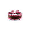 Wholesale Polyester Hand Woven Bracelet With Bohemian Ethnic Style And Letter Design