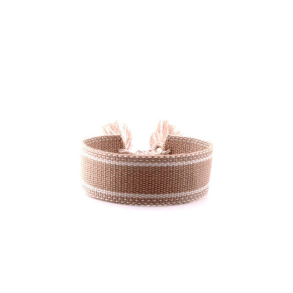 Wholesale Polyester Hand Woven Bracelet With Bohemian Ethnic Style And Letter Design