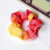 Wholesale Polyester Mesh Gradient Color Tiedye Round Handmade Hair Tie Headwear For Women And Kids
