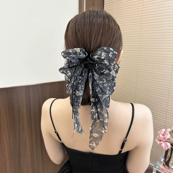 Wholesale Ponytail Clip Fabric Handmade Lovely Minimalist Style Hairpin