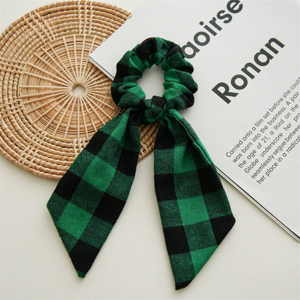 Wholesale Ponytail Hair Ring Headdress Handmade Fabric With Festive Elements
