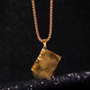 Wholesale Pop Style Geometric Electroplated Book Shape Alloy Pendant Necklace For Men Women And Teenagers