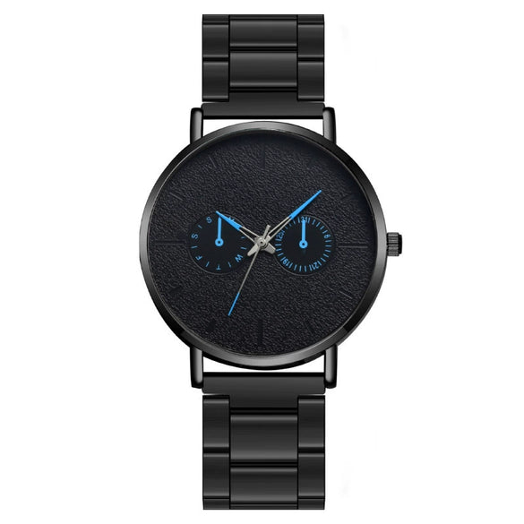 Wholesale Popular Fashion Men's Quartz Watch With Metal Band And Round Dial