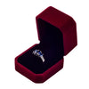 Wholesale Portable Flannel Bow Jewelry Box For Ring Necklace Earrings Storage