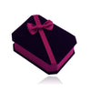 Wholesale Portable Flannel Bow Jewelry Box For Ring Necklace Earrings Storage