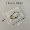 Wholesale Portable Small Jewelry Earrings Storage Transparent Pvc Self Sealing Ins Spot Sealed Bag