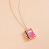 Wholesale Preppy Casual Style Unisex Opening And Closing Copper Pendant Necklace With 18K Electroplated Finish