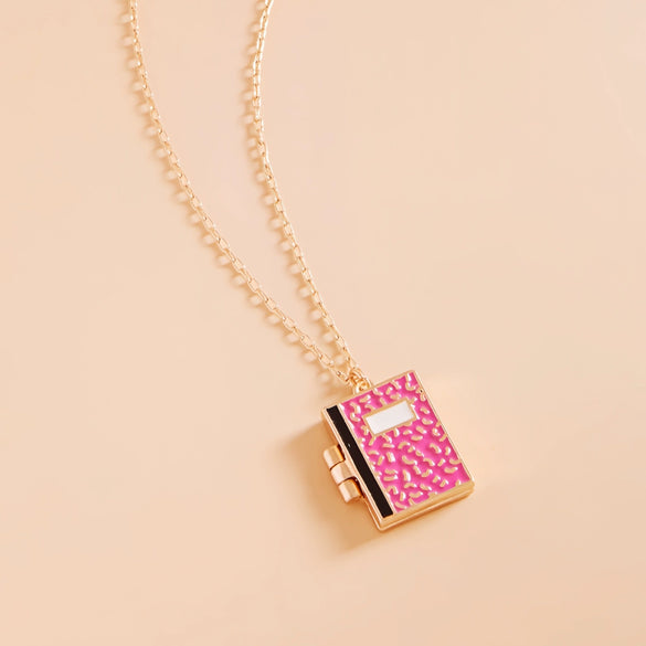 Wholesale Preppy Casual Style Unisex Opening And Closing Copper Pendant Necklace With 18K Electroplated Finish