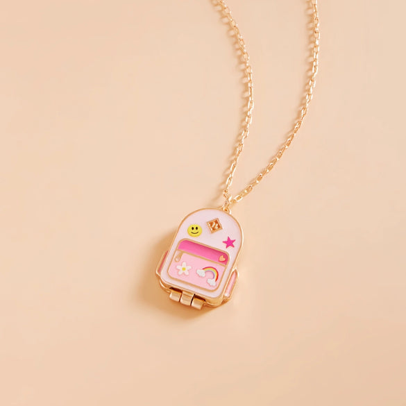 Wholesale Preppy Casual Style Unisex Opening And Closing Copper Pendant Necklace With 18K Electroplated Finish