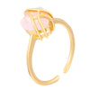 Wholesale Princess Ring Copper Gold Plated Heart Bow Design For Women