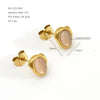 Wholesale Princess Style Geometric Electroplated Stainless Steel Earrings For Women