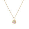Wholesale Princess Style Stainless Steel And Titanium Steel Double Layer Flower Heart Drop Bell Geometric Necklace And Earrings Set For Girls