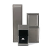 Wholesale Pu Leather Jewelry Packaging Box For Ring Pendant Necklace Bracelet With Brushed Convex Edge