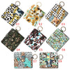 Wholesale Pu Leather Keychains Card Bags With Multiple Card Slots Solid Color Urban Simplicity