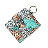 Wholesale Pu Leather Keychains Card Bags With Multiple Card Slots Solid Color Urban Simplicity
