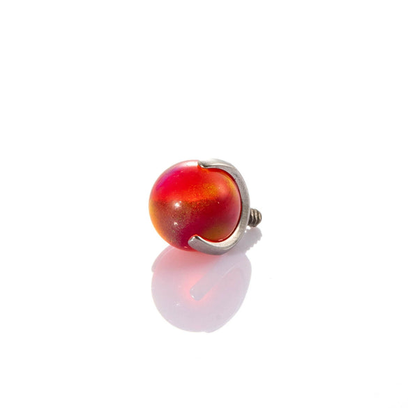 Wholesale Puncture Jewelry Accessories Titanium Alloy Ball Screw Head Fashion Geometric Polishing