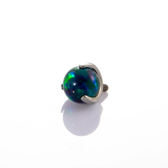Wholesale Puncture Jewelry Accessories Titanium Alloy Ball Screw Head Fashion Geometric Polishing