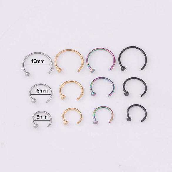 Wholesale Puncture Jewelry 316L Medical Stainless Steel Cross Electroplated
