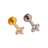 Wholesale Puncture Jewelry Titanium Alloy Geometric Electroplated Unisex