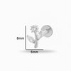 Wholesale Puncture Jewelry Titanium Alloy Heart Shape Electroplated For Women