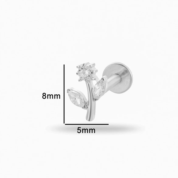 Wholesale Puncture Jewelry Titanium Alloy Heart Shape Electroplated For Women