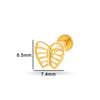 Wholesale Puncture Jewelry Titanium Alloy Heart Shape Electroplated For Women