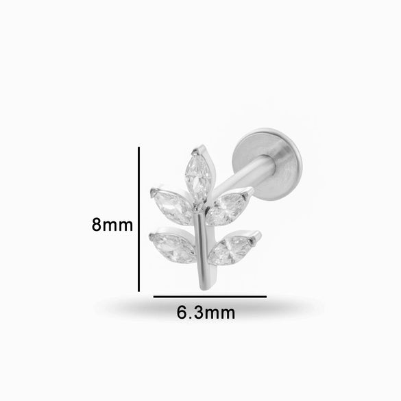 Wholesale Puncture Jewelry Titanium Alloy Heart Shape Electroplated For Women